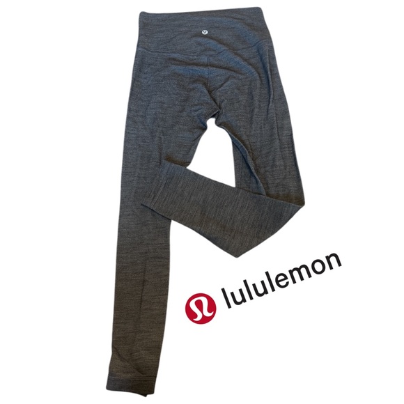 Lululemon Gray Leggings full length - Picture 1 of 12